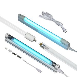 UVC Tube Light 110V 220V 4W 6W 8W med ozon UVC Germicidal Light T5 Desinfektionsrör Sterilisering UV -lampa för sjukhus
