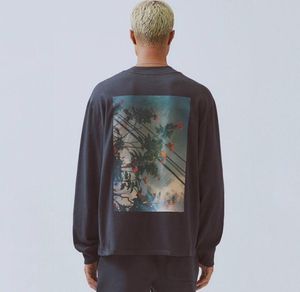 Summer Fashion T Shirts Men Floral Printed Hip Hop Streetwear Casual Black T koszule Top Tees6916432
