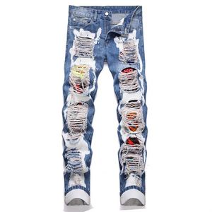 Philipe Plein Men's Jeans Luxury Brand Fashion Original Design Hip Hop Rock Moto Biker Long Pants Skull Classic High Quality Straight Comfortable Jean Casual Clothes