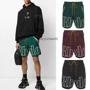 Projektant Trendy Rhueedes Shorts Swimming Shorts Długość kolan Hip-Hop High Street Sports Plus Size Mężczyzn