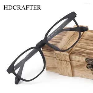 Óculos de sol Quadros hdcrafter wood vidro artesanal moldura prescrição hiperópia miopia óculos de miopia homens gafas ópticos