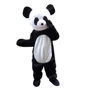 Halloween schöne Panda Maskottchen Kostüme Hochwertige Cartoon -Themen Charakter Carnival Unisex Erwachsene Größe Outfit Weihnachtsfeier Outfit Anzug für Männer Frauen