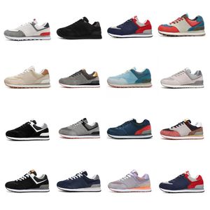 Designemen Women 574 Casual Sports Shoes Running Shoes Breattable Mesh Low Cut Lace-Up Leisure Sneakers Outdoor Unisex Zapatos Trainers Big Size 45 46