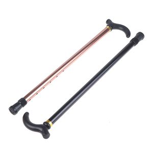 Adjustable Walking Stick Cane 2 Section Stable Anti-Skid Anti Shock Crutch for Old Man Hiking L2405