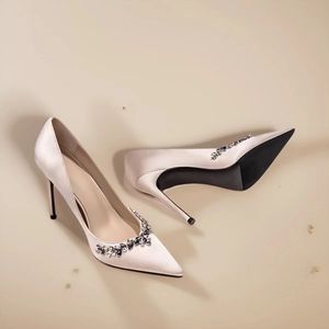 Женщина -дизайнерское дизайнерское платье для пятки обувь роскошная высокая каблука дизайнерские обувь 6 см 8 см 10 см 12 см. Обобушки круглое заостренные носки насосы свадебная классика мода
