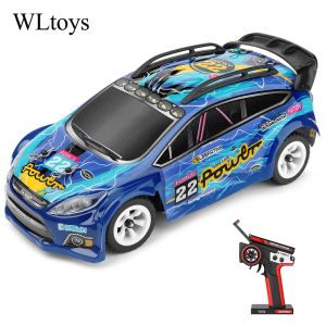 WLTOYS 284010 1/28 z światłami LED 2,4G 4WD 30 km/h metalowy podwozie elektryczne Drift off-Road Drift RC na prezent dla dorosłych