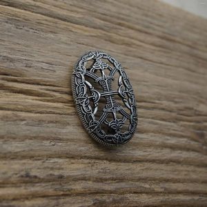 Broszki Viking Tortoise Brooch lub Pin Norse Scandinavian Medieval Cloak Cape Jewelry