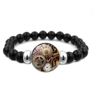 10colors dark science fiction hero fantasy viking beans movie film Glass Cabochon Multilayer Leather Bracelets High Quality Bangles