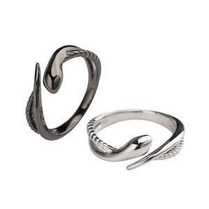 Band Rings Fashion Jewelry Rope Snake Par Ring For Men Women Hollowed Out Opening Drop Delivery DHGARDEN DHQ1E