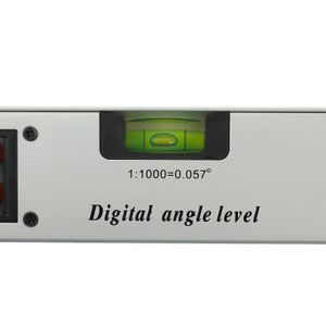 Proster 400mm LCD Dijital PROGRACTOR Ruh Seviyesi Seviye Açılı Bulucu Gösterge Metre 0 ~ 225 ° Ahşap İşleme Dijital Seviye Cetvel Ölçüm Göstergeleri