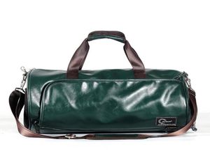 Borsa di fabbrica Whole Men Simple Verde in pelle Verde Bagna di fitness Sports Sports Leisure Baglie da viaggio BASSE MODO E SEP6521387.