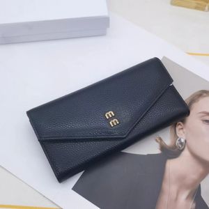designer cowhide long wallet features three colors Women pocket key pouch mens Card Holders Key Wallets passport holders Leather card case Coin Purses keychain