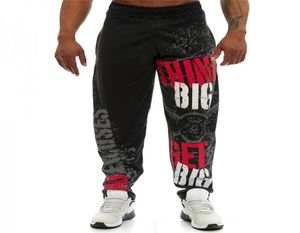 NOWOŚĆ BUNKUJĄCE MĘŻCZYZN BAWEGO Miękkie kulturystyka Joggers dresowe presie harem długie spodnie fitness Sport Training Pants 2012186030178