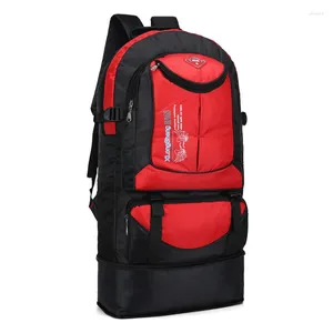 Ryggsäck 45 EST 75L Big Capacity Tactical Högkvalitet Nylon Sports Travel School Väskor för elever