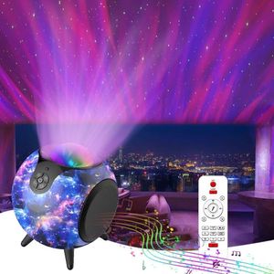 LOHIDY GALAXY com alto -falante Bluetooth no quarto, projetor de nebulosa LED, projetor de luz noturna de céu estrelado, adequado para decoração de quarto, teatro de home theater, teto, teto,