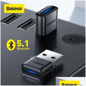 Gadgets USB BASEUS Adaptador Bluetooth Dongle Adaptador 5.1 para PC Laptop Wireless Alto