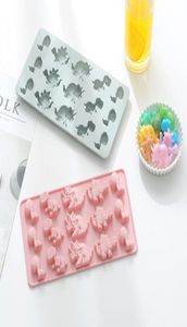 Silicon Chocolate Mold Baking Tool 3D Molds Soap Diy Sweet Candy Food Little Animal Bakery Pedra Moldes 9405071