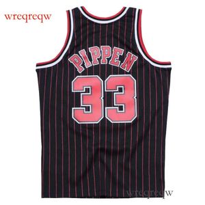 Ed baskettröjor Scottie Pippen 1995-96 97-98 Finals Retro Jersey Men Women Youth S-XXL