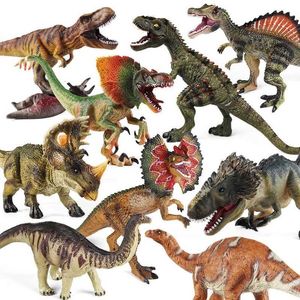 Novelty Games Simulation Jurassic Dinosaurs World Animals Realistic Models Action Figures PVC Cognition Figures Educational toys for Children Y240521
