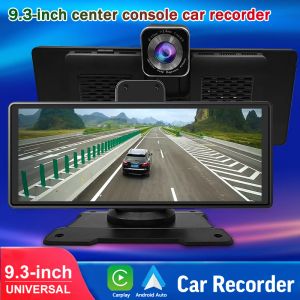 Dotknij Screen Car Portable Bezprzewodowe Apple Carplay Android Radio Multimedia z Soczesją KAMĘ DASH CAM 1080P STEREO