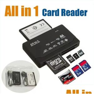 Memory Card Readers All-In-1 Portable All In One Mini Reader Mti 1 Usb 2.0 Drop Delivery Computers Networking Computer Accessories Otxb6