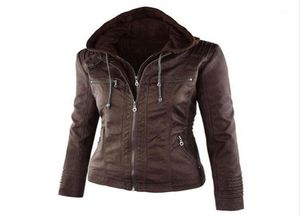 Women039S läder faux rockar och jackor kvinnor vinterjacka hösten chaqueta mujer chamarras de manteau femme hiver wt0284888781