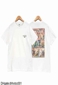 Summer Kith Tshirts Ice Cream Mount Bridge Printing Cotton Shortsleeved Loose Tshirt For Men and Women T Shirts Tshirts Brands 2989076