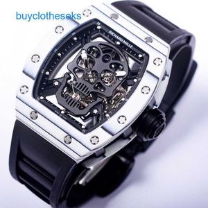 Modern RM Wrist Watch Tourbillon ativo assistir masculino de esqueleto de esqueleto MECHONICO