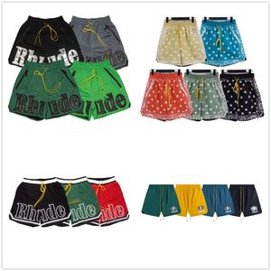 Rhude Rhude Short Rhude Shorts Najwyższa jakość 24SS Designer Męs