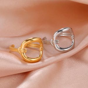 Stainless Steel Gold Color Adjustable Ring Geometric Sun Tree Of Life Open Finger Rings Jewelry Mother Day Gift Wholesale