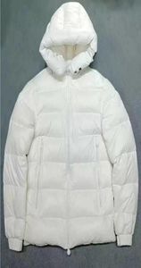Men down jacket French fashion brand Salzman high quality white hooded printing warm jackets2922806