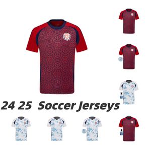 2024 2025 Costa Rica Soccer Jerseys Contreras National Team Campbell Bennette Tejeda Venegas Ruiz Aguilera Salas 25 24 Football Shirt Home Away Red White Men Kid Kit Kit Kit