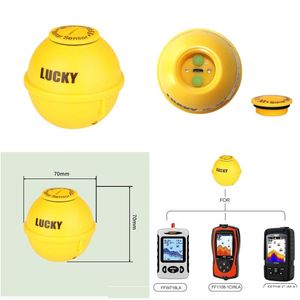 Fischereizubehör -Werkzeuge Lucky Original Wireless Sonarsensor -Wandler für FFW718LA FF11081CWLA FF718LICWLA ICE FISH FODER DROP DE OTQFS