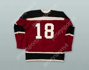 Custom Richie Leduc 18 Boston Braves Maroon Tie Down Hockey Jersey Top Stitched S-M-L-XL-XXL-3XL-4xl-5xl-6xl