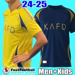 24 25 AL NASSR FC SCHITTA calcistica Maglie da calcio Speciale Sadio Mane Ronaldo Brozovic 2024 2025 CR7 Kit di calcio Kit Kit Kit Kit