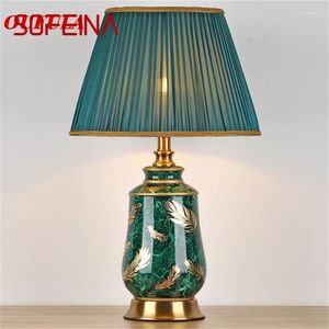 Table Lamps SOFEINA Ceramic Desk Luxury Modern Contemporary Fabric For Foyer Living Room Office Creative Bed El