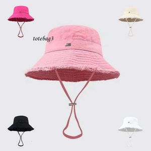 Bucket Hat Designer Le Bob Hats för män Kvinnor Wide Brim Sun Preven