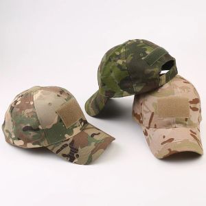 Camouflage Military Baseball Caps Traf Mesh Tactical Army Sport Justerbar Snapback Contractor Dad Hats Män kvinnor