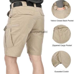 Mens Shorts Outdoor Waterproof Anti Scratch Casual Breathable With Zipper Pockets Cargo Pants Lightweight Walking 2022