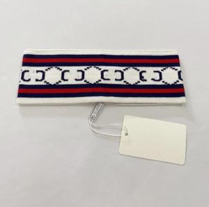 Stirnband für Frauen Mode G Trends Sport Unisex Head Band mit Buchstaben Wörter hochwertige Stirnbänder Haare widerstandsfähige geflochtene Jacquard Marke