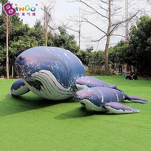 工場の直接販売オックスフォードクロスクローズドシートクジラクジラインフレータブルモデルオーシャンパークモールの装飾