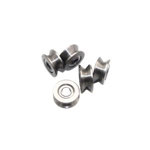 10PCS Wire Guide Track V-groove Miniature Bearing V623 V624ZZ U623ZZ U624ZZ U604ZZ U Groove V Over Line Pulley