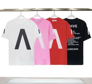 Koszulki damskie/męskie projektantki Wysokiej jakości moda różne kolory w stylu Luksusowy wzór literowy z krótkim rękawem