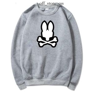 bunny psyco hoodie Skeleton Rabbit Printing Hoodies Cotton Bad Hooded Sweatshirts Men High Street Luxury Pullovers Spring Autumn Streetwear Psyco Bunny 993