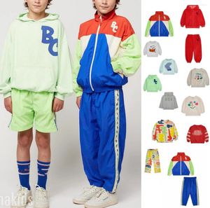 Clothing Sets Toddler Girl Clothes BC Brand 2024 Spring Boys Sweatshirt And Pants Children Coat Cute Cartoon Print Tops Baby Jacket Cotton