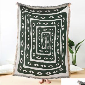 Blanket Blankets Casual Carpet Decoration Snake Sofa Leisure Single Tapestry Throw 230824 Drop Delivery Home Garden Textiles Dhhrt