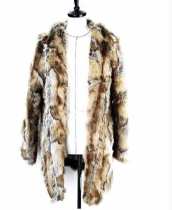 Faux mink päl läderjacka mens varm vintage leopard tryck päl läder kappa män lösa jackor vinter hösten förtjockas mode bai25192565