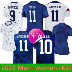 2023 USA MENINAS HOMENS CRIANÇAS Jersey de futebol de equipe Rodman Lavelle Horan Cook Fox Morgan Williams Sullivan Sanchez Girma Huerta Dunn Naeher Smith Camisa de futebol para adultos