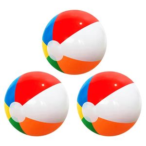 3 datorer Uppblåsbar strandboll Färgglada ballonger Swimming Pool Party Water Game Sport Fun Toys for Kids 240517