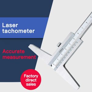 0-150mm 0-200mm 0-300mm DEPTH VERNIER Caliper 0,02mm Steel Metric Gauge Micrometer 6inch 8inch 12-Djup Mätverktyg